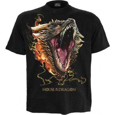 Game Of Thrones T-shirt - House of the Dragon - 2 - Drogon - S XXL - för Herr - svart