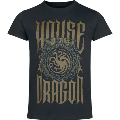 Game Of Thrones T-shirt - House of the Dragon - S 3XL - för Herr - svart