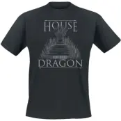 Game Of Thrones T-shirt - House of the Dragon - S XXL - för Herr - svart