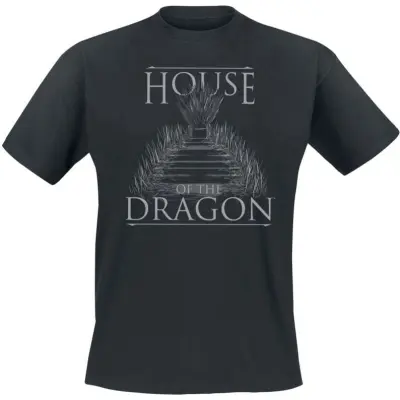 Game Of Thrones T-shirt - House of the Dragon - S XXL - för Herr - svart