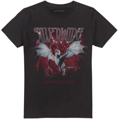 Game Of Thrones T-shirt - House of the Dragon - Silverwing Metal - M 5XL - för Herr - svart