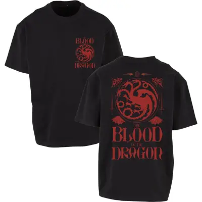 Game Of Thrones T-shirt - House of the Dragon - The Blood Of The Dragon - M 3XL - för Herr - svart