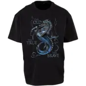 Game Of Thrones T-shirt - House of the Dragon - The Old The True The Brave - M 3XL - för  svart