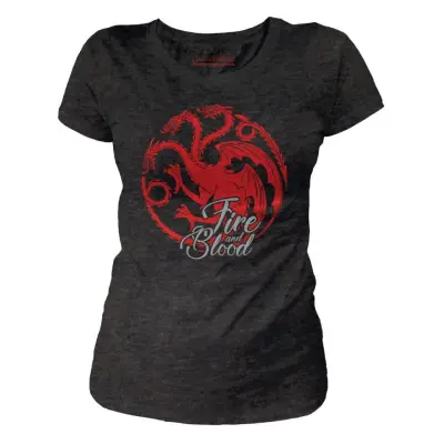 Game Of Thrones - T-Shirt Targaryen Fire & Blood - Girl (S)