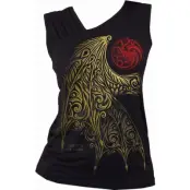 Game Of Thrones Topp - House of the Dragon - Wing Logo - S M - för Dam - svart