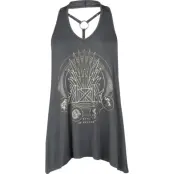Game Of Thrones Topp - Iron Throne - S XXL - för Dam - skiffer