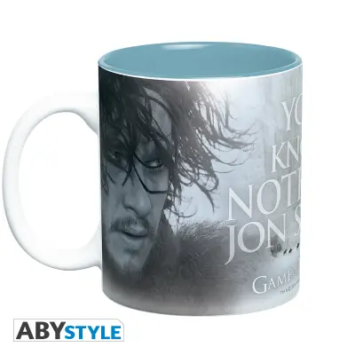 Game Of Thrones You Know Nothing Jon Snow Mug