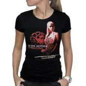 GoT Mother of Dragons Dam T-Shirt Svart S