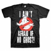 Ghostbusters I Ain´t Afraid T-Shirt Svart, SMALL