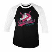 Ghostbusters - New York City Baseball 3/4 Sleeve Tee, Long Sleeve T-Shirt
