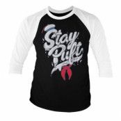 Ghostbusters - Stay Puft Baseball 3/4 Sleeve Tee, Long Sleeve T-Shirt