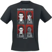 Ghostbusters T-shirt - Ghostbusters Original Team - S XXL - för Herr - svart