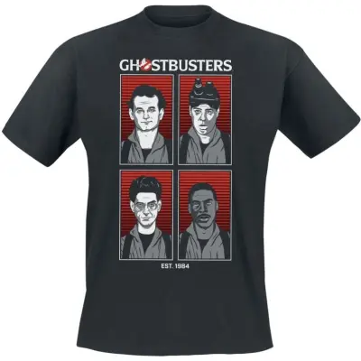 Ghostbusters T-shirt - Ghostbusters Original Team - S XXL - för Herr - svart