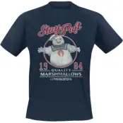 Ghostbusters T-shirt - Stay Puft - S XXL - för Herr - mörkblå