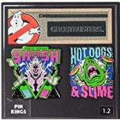 Pin Kings Ghostbusters Shush/Slime Enamel Pin Badge Set