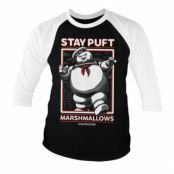 Stay Puft Marshmallows Baseball 3/4 Sleeve Tee, Long Sleeve T-Shirt