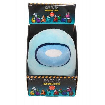 Among Us Huggable Plush Mjukdjur 25-30 cm (Välj mellan olika färger) : Model - Cyan