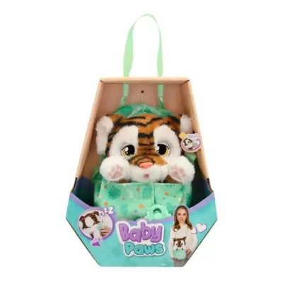 Baby Paws Tigerunge i väska - Baby Paws -  Leksaksaffären
