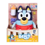 Bluey Cuddle&Care Mjukdjur med ljud - Bluey -  Leksaksaffären
