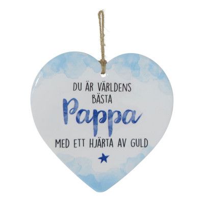 Dekorationshjärta Pappa
