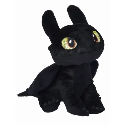 Dragons Mjukdjur 18cm Toothless - Dragons -  Leksaksaffären