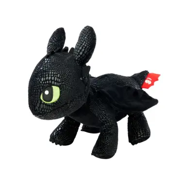Dragons Mjukdjur 25cm Toothless - Dragons -  Leksaksaffären