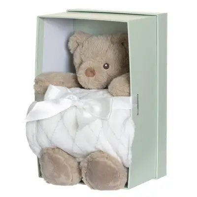 Giftbox Sven Nalle med filt - Teddykompaniet -  Leksaksaffären