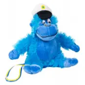 Gorilla mjukisdjur med halsband