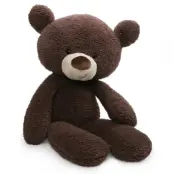 Gund Nalle Fuzzy Chocolate 34 cm - Gund -  Leksaksaffären