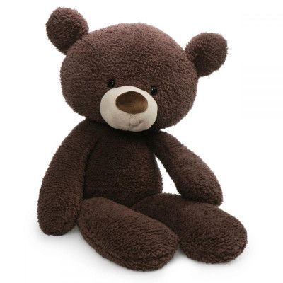 Gund Nalle Fuzzy Chocolate 34 cm - Gund -  Leksaksaffären