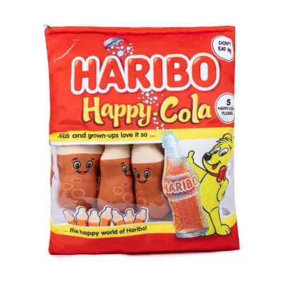 Haribo Cola Bottles Plushie Friends - Haribo -  Leksaksaffären