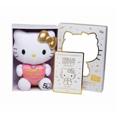 Hello Kitty 50th Anniversary Mjukdjur 30cm - Hello kitty -  Leksaksaffären