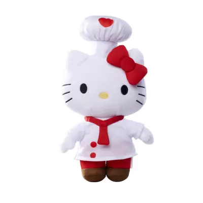Hello Kitty Mjukdjur Super Style 20cm Kock - Hello kitty -  Leksaksaffären