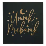 Kort Umrah Mubarak - 4-pack