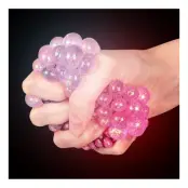 LED Glitter Squishy Mesh Ball