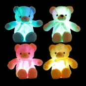 LED Nallebjörn - Vit