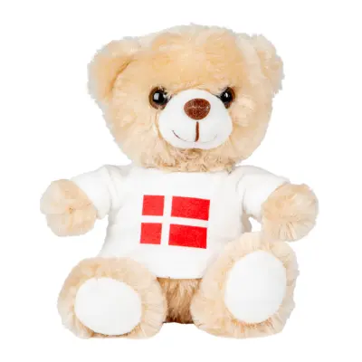 Mjukisnalle med Danska Flaggan