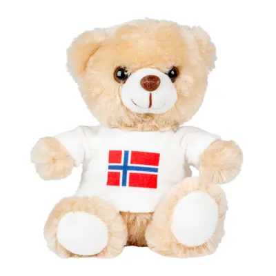 Mjukisnalle med Norska Flaggan