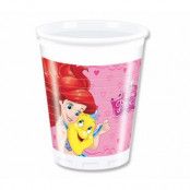 Prinsessor Ariel, Blunder & Belle "Live Your Story" Plastmugg 8-pack