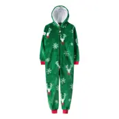 Ren Grön Onesie för Barn - 2-4 år (98/104)