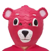 Rosa Björn Latexmask - One size