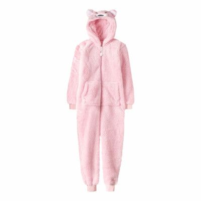 Rosa Björn Onesie för Barn - 10-12 år (146/152)