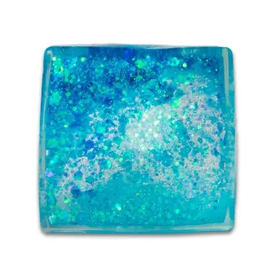 Scrunchems Glitter Sugar Cube Blå - Scrunchems -  Leksaksaffären