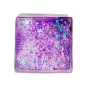 Scrunchems Glitter Sugar Cube Lila - Scrunchems -  Leksaksaffären