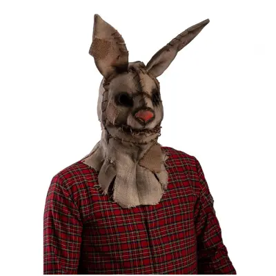 Läskig Kaninmask i Jute - One size