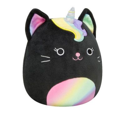 Squishmallows 19 cm Caylee the Black Caticorn