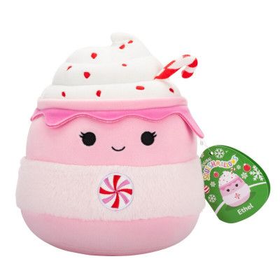 Squishmallows 19 cm Christmas Ethel Hot Chocolate