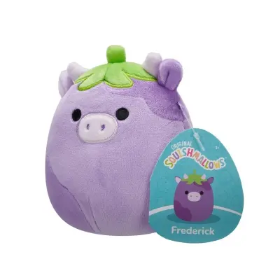Squishmallows 19cm Frederick Lila Ko - Squishmallows -  Leksaksaffären