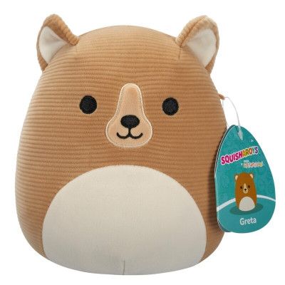 Squishmallows 19cm Squisharoys Greta Grizzly Bear - Squishmallows -  Leksaksaffären