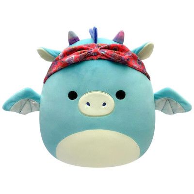 Squishmallows 19cm Tatiana Dragon with Bandana - Squishmallows -  Leksaksaffären